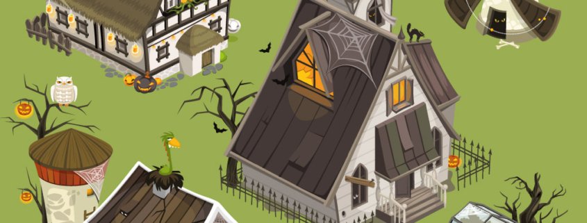 Online Game Scary Set design
