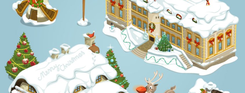Online Game Christmas items, second set