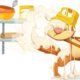cat cooking Illustration – Kuvittaja