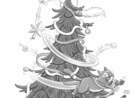 christmas three Illustration – Kuvittaja