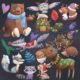 animals winter character Illustration Kuvittaja