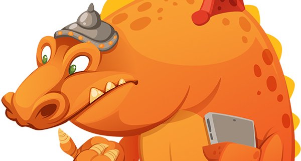 dragon character Illustration Kuvittaja
