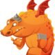 dragon character Illustration Kuvittaja