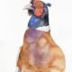 pheasant watercolour illustration kuvittaja